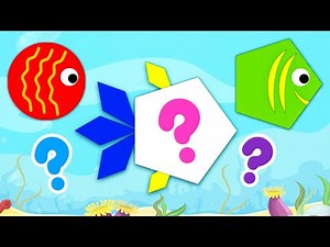 Match the Fish! | Shape Matching Game for Toddlers and Babies | Kids Learning Videos