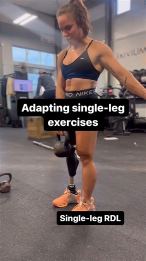 Amy Bream, an athlete born with PFFD (proximal femoral focal deficiency), she shares how she works her adaptive side, check it out! "How do I work my adaptive side? Obviously, I can’t complete certain one-legged exercises the same way for each side. Often times it’s either because of knee/mobility limitations, or the exercise requires some kind of pressing motion at an angle that doesn’t allow me to engage my right side, because the limb inside the prosthesis is too short. So why would I even bo