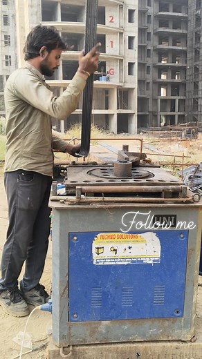 Reinforcement parfect banding machine work ring making #trendingreel #facebookviral #trend #project #video #shots #highlight | N R Alex's Raj