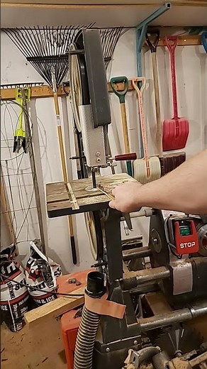 Quick way to test if your shopsmith bandsaw has a bad lower bearing. #shopsmith