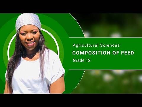 Grade 12 | Composition of Feed | Calculating Dry Matter | Agricultural Sciences