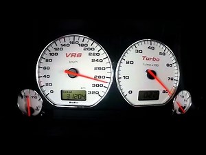 VW Golf MK3 VR6 Turbo Acceleration 0-290 Sound