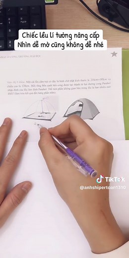 Chiếc lều lý tưởng: Tính toán diện tích và thể tích