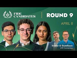 ♟ CHESS | FIDE Candidates 2026 | Round 9 LIVE | Caruana, Giri, Deshmukh & more