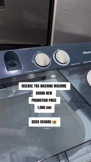 Brand New Hisense 7kg Washing Machine at Promotion Price