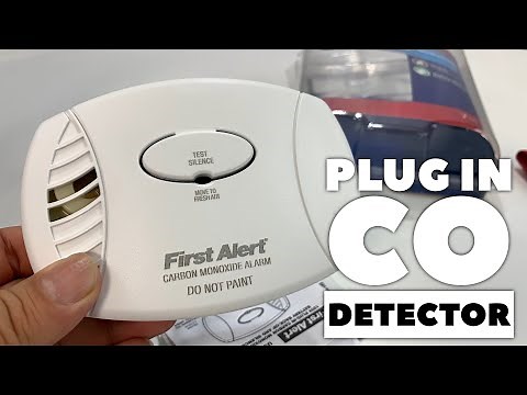 First Alert Plug-In Carbon Monoxide Detector Unboxing