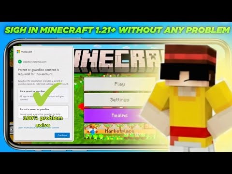 2026 🔥 How to fix Parent Guardian issue in Minecraft PE - How to Sign in Minecraft PE 1.21.132.1