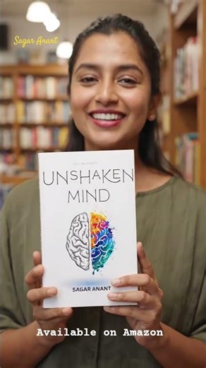 Unshaken Mind 📘 The Ultimate Guide to Inner Peace | Sagar Anant Book Trailer #bookbites #booktubetbr