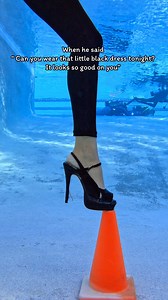 138K views · 521 reactions | Little Black Dress…..藍 #underwater #funny #Halloween #halloween2024 #pool #underwaterworld | kristimakusha | Facebook