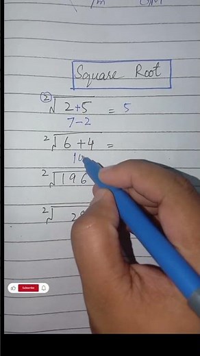 how to solve square root?(easy method)# mathematical methods #maths tricks #maths solution tricks