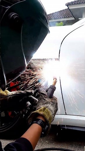 4K POV Welding Rusted Porsche 911 GT3 | Patch Panel Repair Step by Step