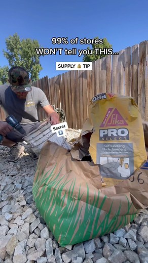99% of supply stores WON’T tell you THIS… 💰#fyp #foryou #diy #homeimprovement Here is a Lowes and Home Depot trip that could save you money! This cheap trick/tip is for buying cement, concrete, sand, or dirt. This was for self-leveling concrete mix that we were adding to control joints.