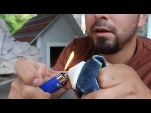 How To Remove Security Ink Tag On Clothes With A Lighter EASY!