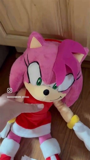 The haunted Amy Rose plush eats your tater tots ￼#amyrose #funny #meme