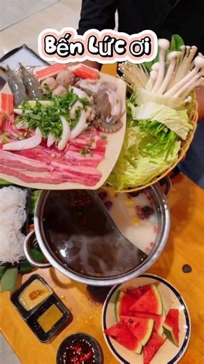 🍲 LẨU 2 NGĂN – 4 VỊ CHẤT LỪ! 🔥 Trường Thọ • Thái • Tomyum • Tứ Xuyên 🌶️ Một nồi – 2 vị, tha hồ chọn gu! 😋 #nuonglau #bonuongngoixom #food #viraltiktok