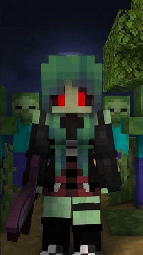 Zombie Girl Revenge - minecraft animation #shorts