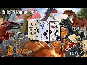 Jurassic World PLAY All Scan Codes Jurassic World Facts App Dominion Dino Trackers Epic Evolution