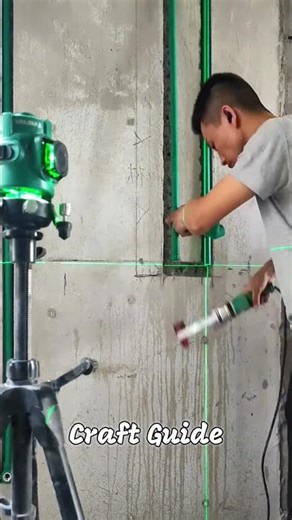 Perfectly Straight Water Pipe Installation 🔧