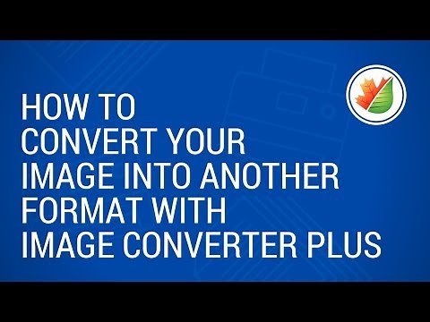 How to define image format for conversion in ImageConverter Plus