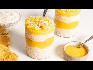 Mango Sago (Mango Coconut Tapioca Pudding) Recipe