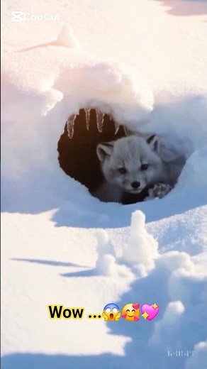🦊 Arctic Fox Baby Moments 🥹 | Cutest Snow Fox Ever!