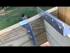 Deck joist and hanger install tips.