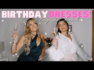 A *chaotic* Birthday Outfits Try On Haul! ft. Georgia May PRETTYLITTLETHING & MORE! | Emily Philpott