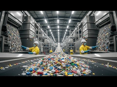 Inside the Mega Plastic Recycling Plant – How Waste Turns Into High-Value Materials