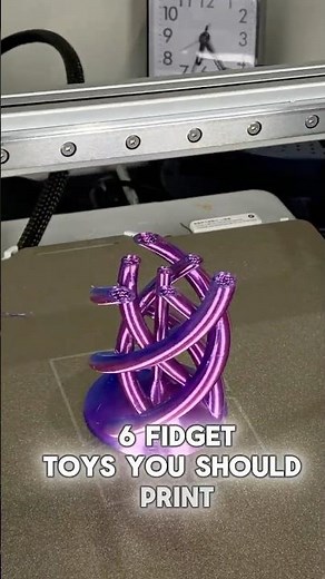 6 Satisying Fidget Toys You Should Print!! 🔥🔥 #3dprinting #satisfying #fidgettoys
