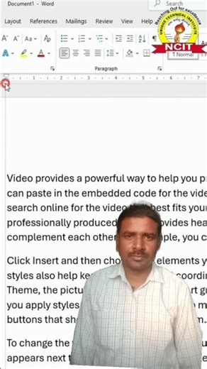 Move Indent #msword #mswordinhindi #shorts #shortvideo