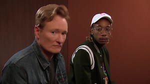 Wiz Khalifa and Conan eat potato salad, ponder the work of Bob Ross, and play "Gears Of War 4." #CONAN | Team Coco