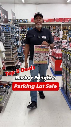 Harbor Freight on Instagram: "Its Parking Lot Sale time! Dont miss out on these UNBEATABLE deals going on now through Sunday at your local #HarborFreight! In-store only."