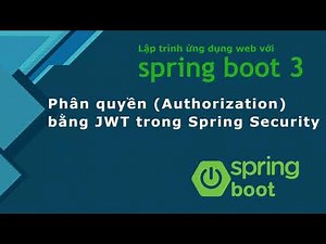 Java spring boot 3 tutorial: Authorization with JWT in Spring Security