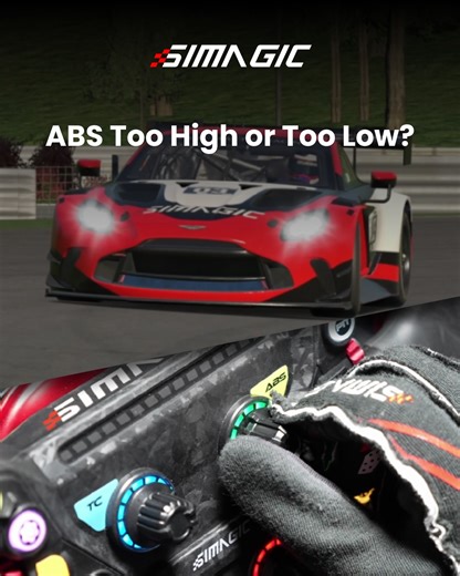 ABS too high or too low? Here’s how to actually set it right. #simagic #simracing #iracing #tutorial #Motorsport #simracingsetup #simracer | Simagic Official