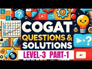 Level 3 – Part 1 || CogAT, NNAT, OLSAT, Iowa, SBAC, MAP, STAR, WISC, ITBS, Raven || Aptitude test