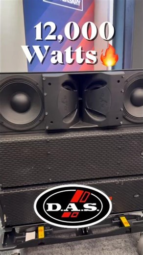 🔥 12,000 watts de potencia🔊 Labocina más potente de DAS Audio💥 8 bocinas internas trabajando
