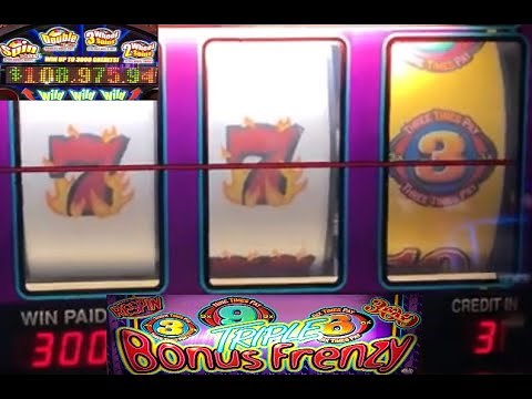 CLASSIC OLD SCHOOL CASINO SLOTS: BLAZING 777 WILD BONUS SPIN + TRIPLE BONUS FRENZY SLOT PLAY! NICE!