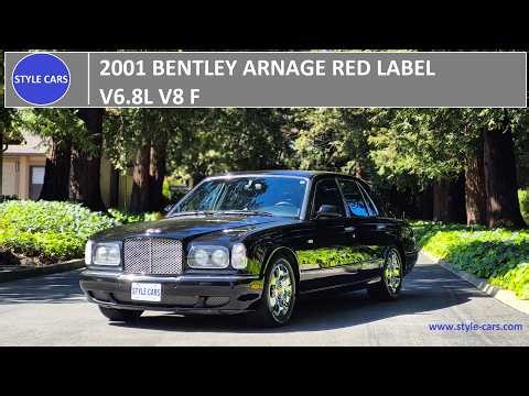 2001 Bentley Arnage Red Label Engine