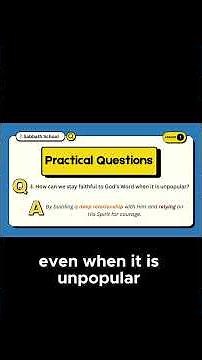 3 Powerful Questions That Will Boost Your Courage Today! #biblestudy #lesson1 #shorts