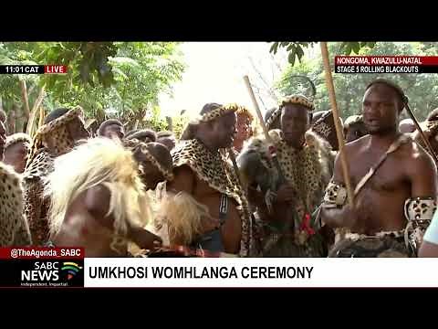 Reed Dance ceremony I Amabutho and SAPS providing security and protection for the event
