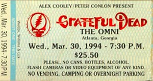 Grateful Dead Retire "Dark Star" In Atlanta, On This Day In 1994 [Listen]