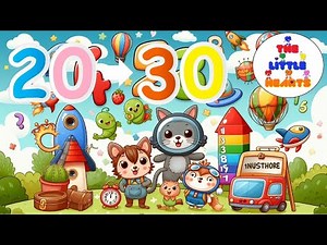 Learn Numbers 20-30 with Fun Singing Melody for Kids | Educational Counting, learning numbers song