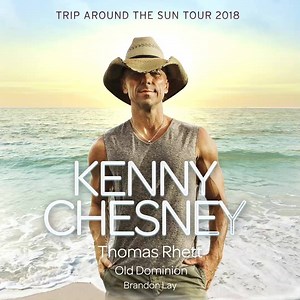 3M views · 476 reactions | Headed to MAPFRE Stadium on June 16, 2018 with Thomas Rhett, Old Dominion, and Brandon Lay for The Trip Around The Sun Tour presented by Blue Chair Bay Rum. Tickets on sale Friday, Oct. 27. | Kenny Chesney | Facebook
