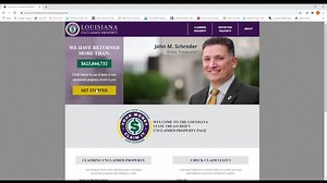 Confused about how to claim money in the Louisiana Treasury? Watch our step-by-step guide on #FindMoneyFriday and start claiming your #unclaimedproperty! | John Fleming Louisiana State Treasurer