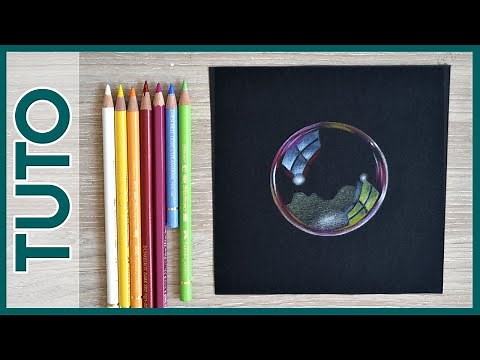 [Tuto 48] Dessiner une BULLE sur papier noir ! 🌈 - Close To Art