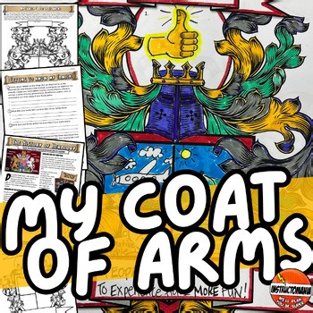 Heraldry Coat of Arms l Back to School Middle Ages Family Coat of Arms