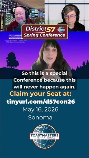 The Final District 57 Spring Conference #toastmasters