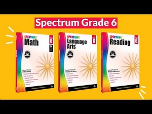 Spectrum 6th Grade Workbooks