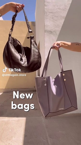 caption tik tok de bolsas: oh hi bags! 🤍 👜Bolsos de piel y materiales de calidad seleccionados uno por uno para ti. 🙌🏼Recuerda que tenemos sistema de apartado con el 30% de anticipo y envíos a todo Mexico. 🇲🇽 Manda mensaje al (686) 119 50 38. Recuerda que Oh hi again! es moda consciente para almas autenticas. #vintage