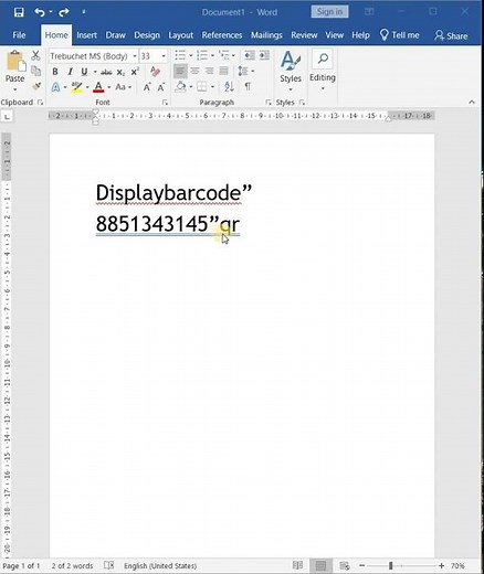 How to make a Qr Code in Winword tutorial😱 #Shorts